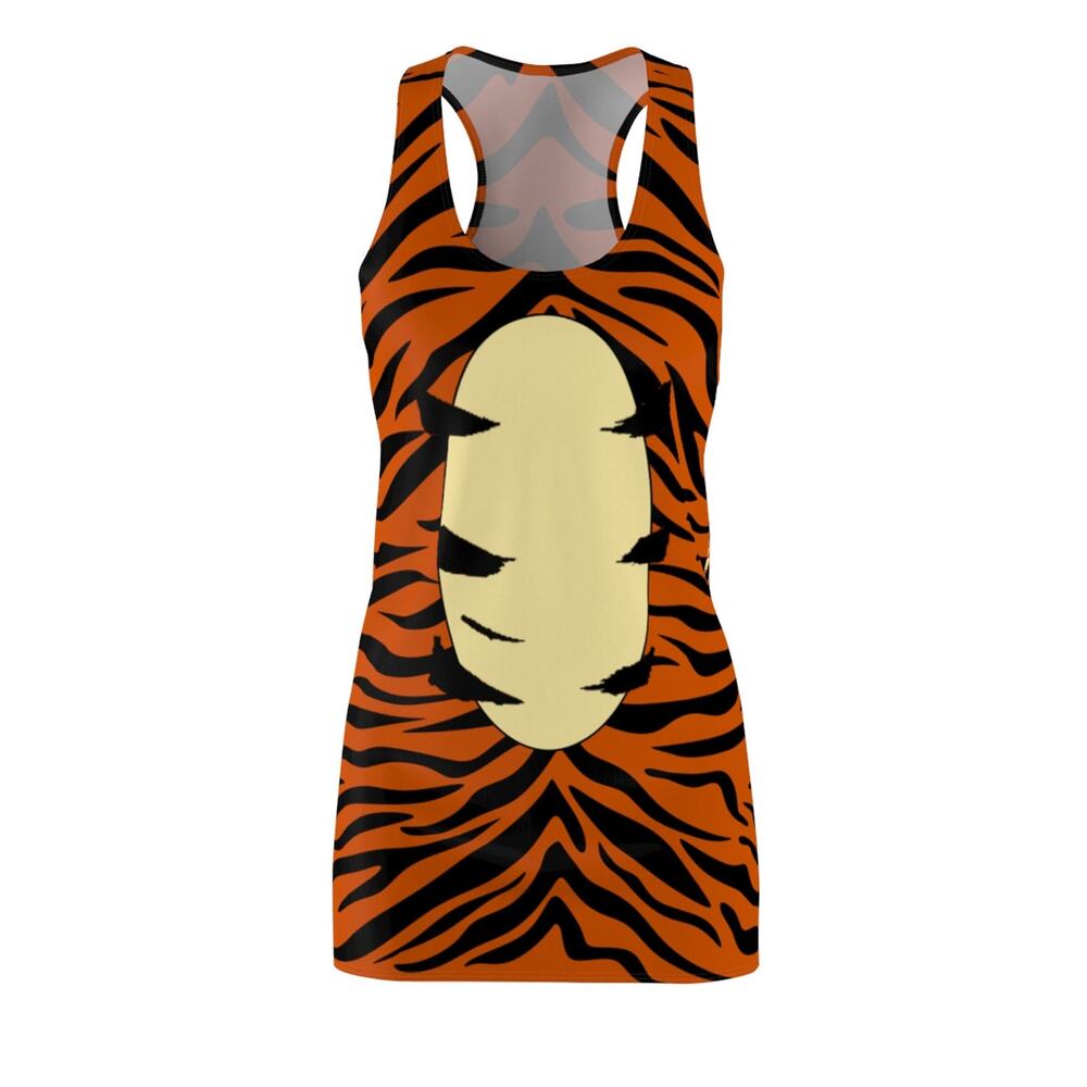 Tiger Cartoon Halloween Tank Dress For Women Size Small NWT - Picture 2 of 4
